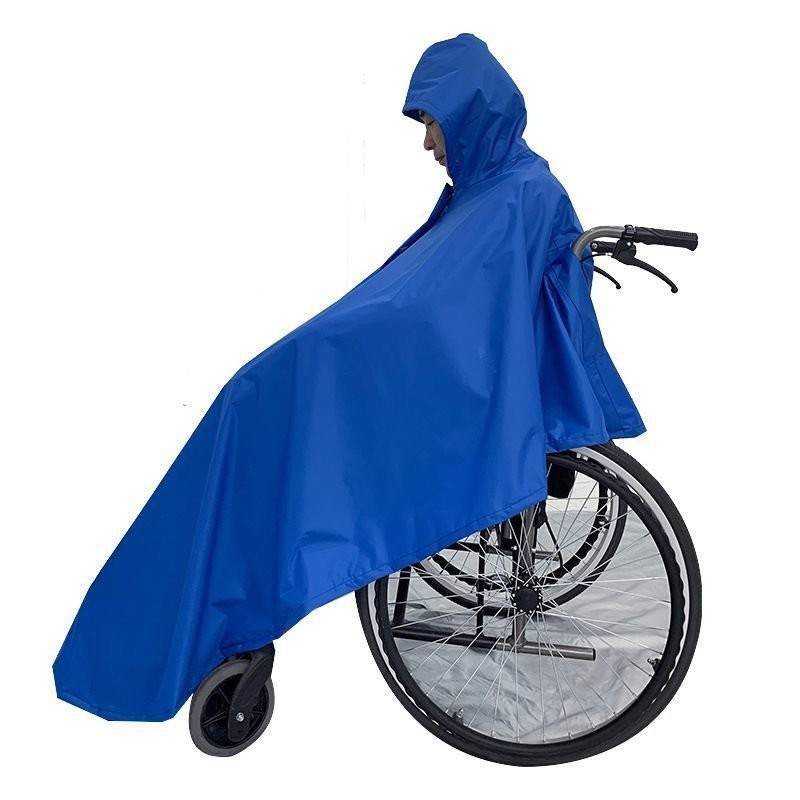 輪椅雨衣 輪椅配件 殘疾人雨衣 代步車雨衣 輪椅雨披電動輪椅專用雨衣配件殘疾人老年人防風遮雨防水遮陽雨披老人雨罩