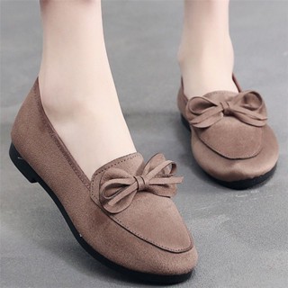 【GL SHOES】女鞋 豆豆鞋娃娃鞋 單鞋 一腳蹬平底鞋 京睿老北京布鞋女單鞋聚氨酯底41大媽平底豆豆鞋媽媽鞋一腳蹬軟