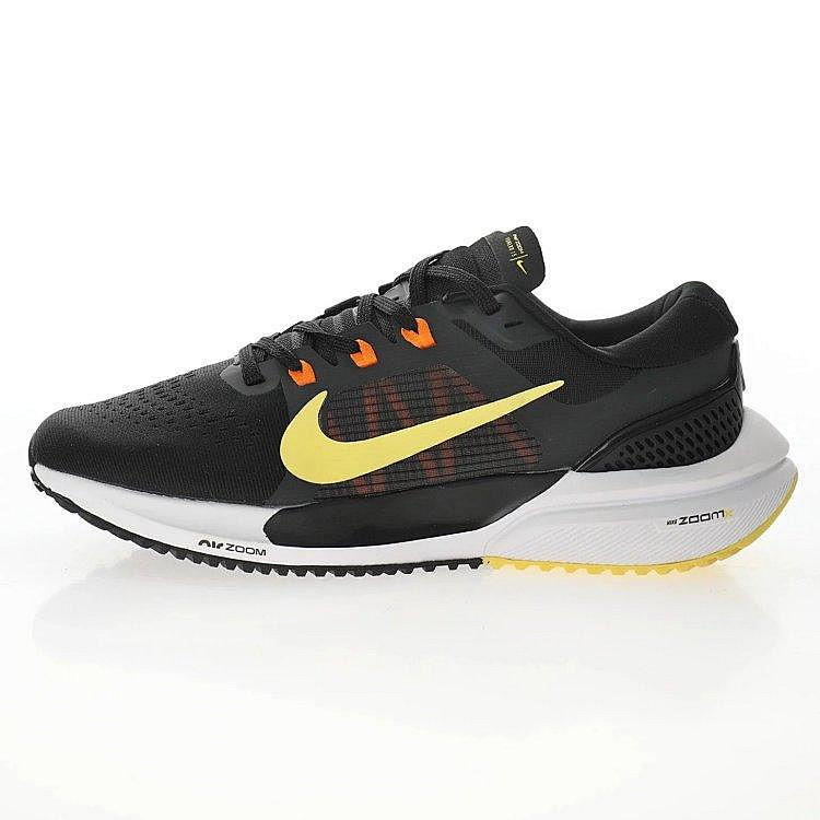 純元版本 耐吉Nike Air Zoom Vomero 15代佛莫羅馬拉松系列網織拉線透氣休閑運動跑步鞋“黑黃橙”CU1