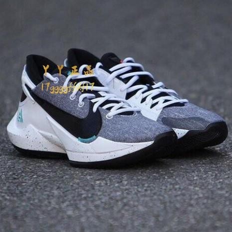 韓國代購 Nike Zoom Freak 2 EP 灰白 黑灰 字母哥 休閒鞋 CK5825-101