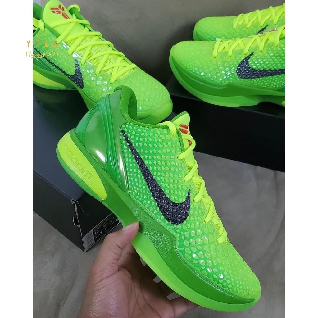 韓國代購 Nike Zoom Kobe 6 Protro "Grinch" 青蜂俠 2020復刻 CW2190-300
