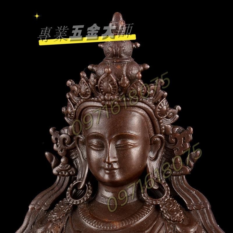 （可開發票）銅地藏王菩佛像居家擺件地藏菩薩家用擺件娑婆三圣地藏王地藏王純銅佛像