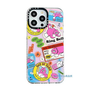 新品 原廠 CASTIFY鐳射炫彩Pingo粉色小肥貓iPhone14Promax蘋果手機殼13/12