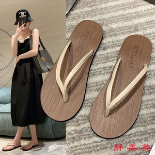 【M-5XL大尺碼】大尺碼拖鞋 拖鞋女 平底拖鞋 人字拖 拖鞋女夏外穿2024新款人字拖時尚百搭ins潮涼拖鞋平底網紅夾