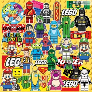 行李箱貼紙 手賬本貼紙 LEGO樂高卡通積木貼紙筆記本電腦ipad行李箱亞克力盒裝飾防水貼畫