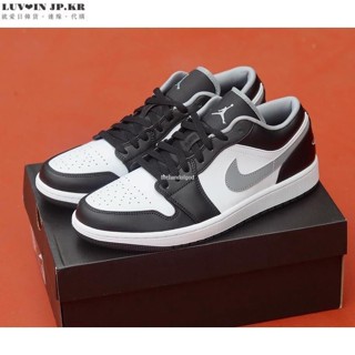Nike Air Jordan 1 Low Shadow 黑白灰 影子 男女休閒鞋 553558-040