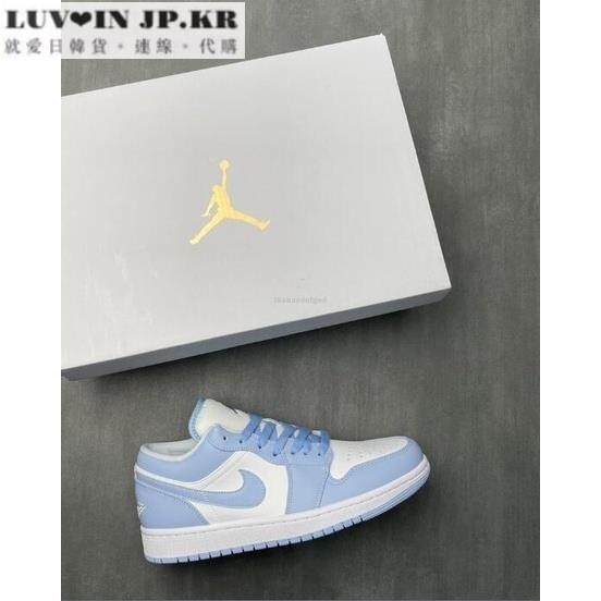 Nike Air Jordan 1 Low Aluminum 白藍 籃球 DC0774-141潮流男女鞋