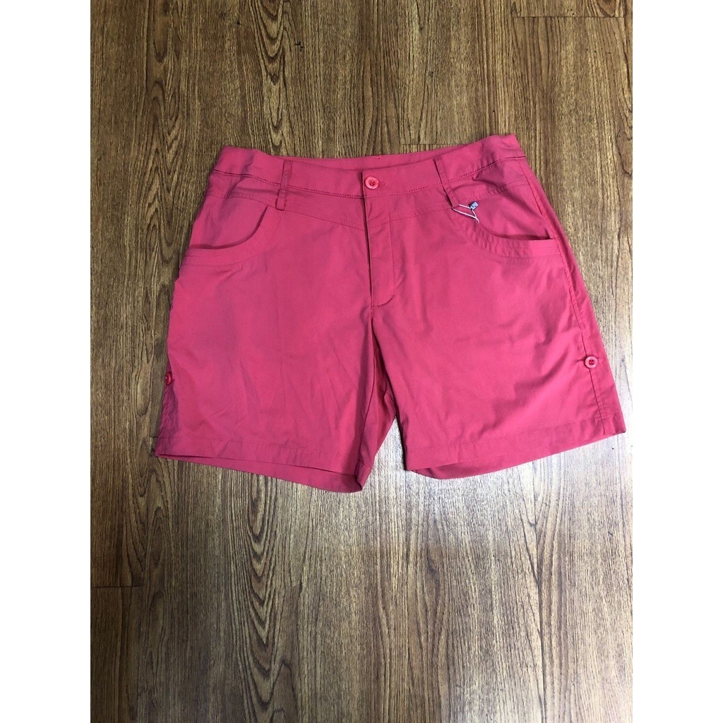零碼M⏩Ψ🦞#Mountneer 山林 11S72-39  女   珊瑚紅  彈性抗UV休閒短褲