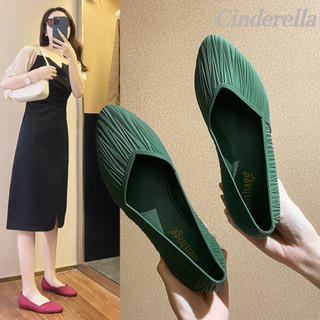 Cinderella 低幫防水鞋成人工作膠鞋時尚套鞋防滑淺口涼鞋女防水鞋 雨靴雨靴女 雨鞋雨鞋 時尚雨鞋雨靴 防滑雨鞋