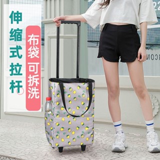 便攜小拉車 購物車 買菜車 手提購物袋 可伸縮拉桿推車 小拖車
