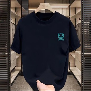 臺灣出貨 休閒修身上衣重磅純棉t恤痞帥間單T恤復古男生衣服短t潮牌男女衕款大碼上衣潮流情侶裝大尺碼t恤ins風落肩男生厚