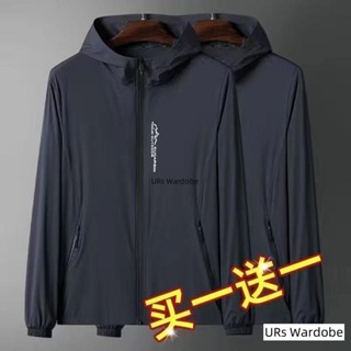URs 免運✨防曬衣男款夏天衣服冰絲網眼透氣防曬衣2030歲超薄外套帶帽薄夾克