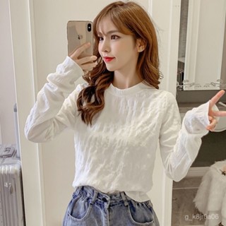 銷量第一名🎀新款韓版2024秋季寬鬆顯瘦百搭日係初戀風長袖T恤女打底上衣ins潮 TK3G
