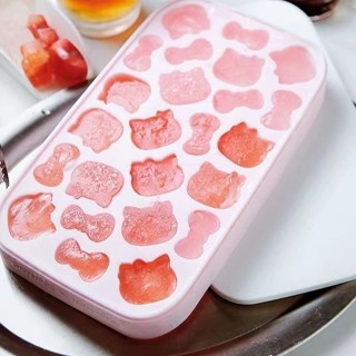 冰塊模具🌸 矽膠模具 Hello Kitty食品級矽膠模具冰格自制冰塊少女心可愛卡通矽膠模具 冰塊模具 家居好物