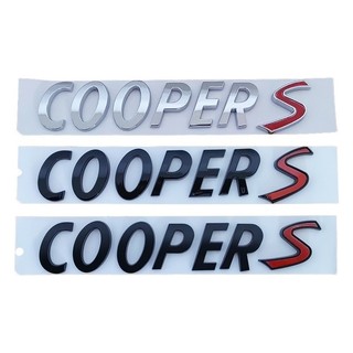 適用於迷你coupe車標logo mini cooper s改裝英文字母 尾箱標 車標貼