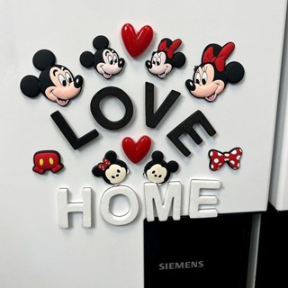 熱賣新款 米妮字母home磁吸冰箱貼love新房米奇家居裝飾貼米老鼠磁鐵洞洞板