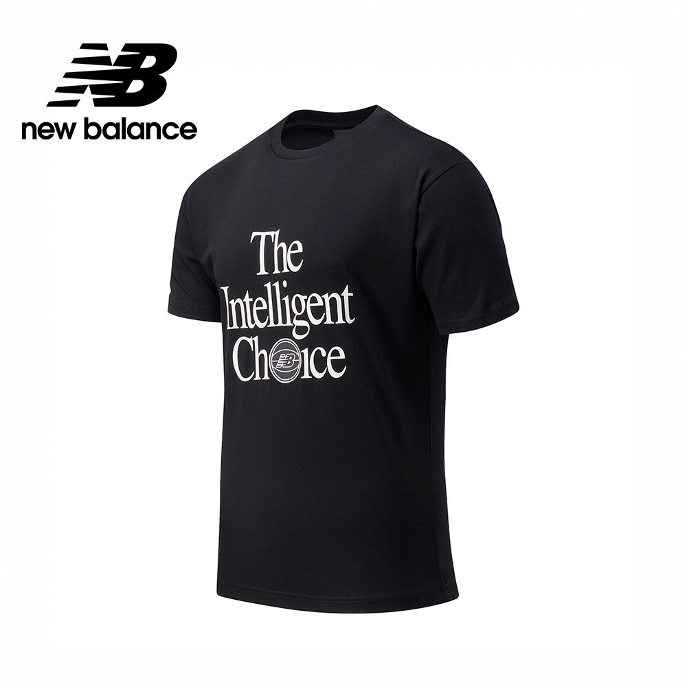 【New Balance】NB短袖上衣_男性_黑色_MT13586BK