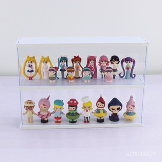 💡咩咩の🏅|泡泡瑪特收納 展示盒 手辦 娃娃 透明收納盒 模型 防塵收納架 置物架 玩偶 模型置物架 臺灣發貨