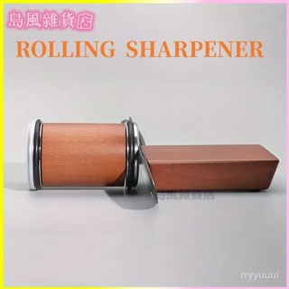 可開發票新款調角度滾輪家用多功能廚房滾筒手工磨刀器圓柱快速磨刀石鎢鋼磨刀石 磨刀神器磨菜刀 磨刀傢用菜刀廚房開刃專用
