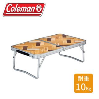 【Coleman 美國 自然拼圖迷你桌】CM-25812/摺疊桌/露營桌/戶外桌/休閒桌/野餐桌/收納桌/料理桌