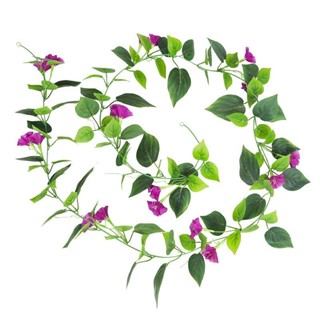 🎉優惠🎉花兒模擬牽牛花藤條裝飾花掛墻塑膠花假花藤蔓空調管道遮擋喇叭花joanne2265模擬