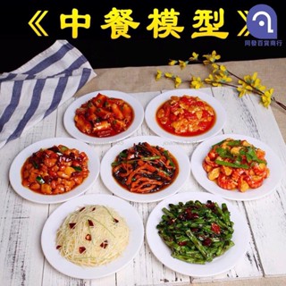 🎉優惠🎉模擬模擬食品模型中餐假菜餐飲酒店明檔樣品拍攝影視菜品食物展示道具64