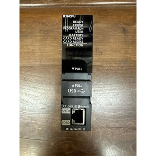 MITSUBISHI 三菱 iQ-R系列 PLC 拆機品 品項美 辦公室內櫃子上 R16CPU (4773) 歡迎詢價