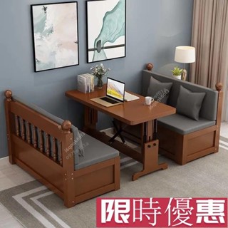 【JCW】實木沙發床可折疊單雙人多功能坐臥兩用小戶型客廳簡約現代沙發床