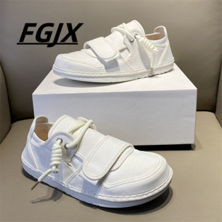 🔥大頭鞋 厚底闆鞋 厚底鞋 工作鞋 休閒鞋 FGJX醜萌鞋低幫帆布鞋2024大頭鞋韓版網紅寬腳平底阿甘運動休閒鞋