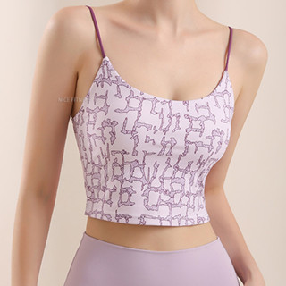 Nice fitness瑜珈運動吊帶 夏天必備 瑜伽服背心歐美套裝女緊身背心運動文胸內衣高腰緊健身褲 Y139