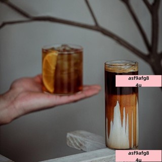 直銷/ins耐高溫牛奶杯 玻璃杯 甜品杯 冷飲杯 直身杯 涼水杯 酸奶杯 果汁杯 泡茶杯 水杯 咖啡杯 茶杯 威士忌酒杯