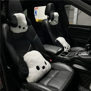 免運 汽車頭枕腰靠護頸枕卡通可愛帕恰狗車內飾用品車內靠枕卡通枕頭女