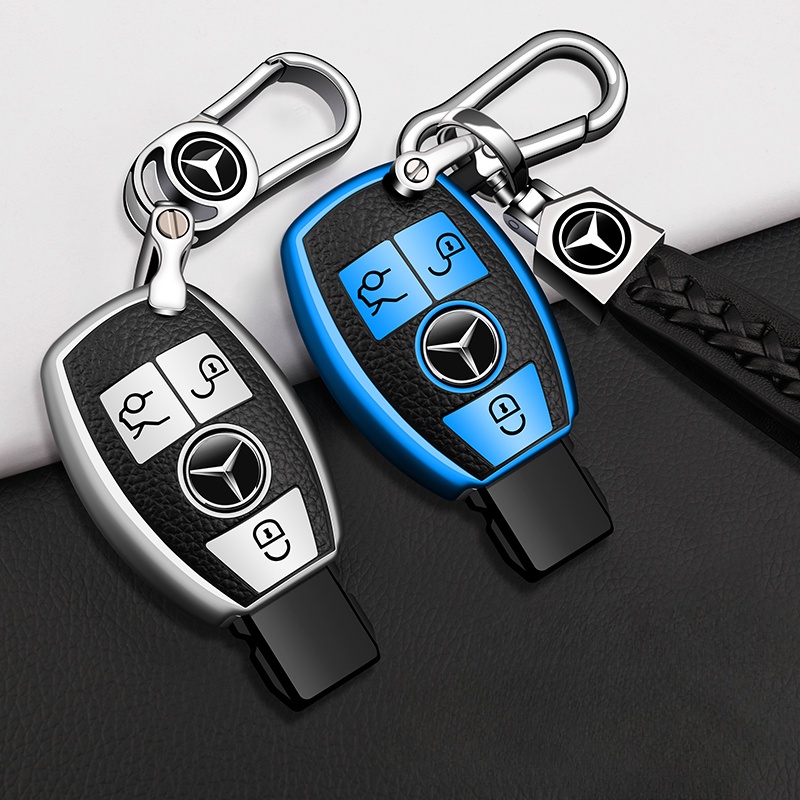 【新車界】賓士 鑰匙皮套 汽車鑰匙套 車用鑰匙包 鑰匙保護殼 GLA CLA W205 W204 C300 鑰匙收納
