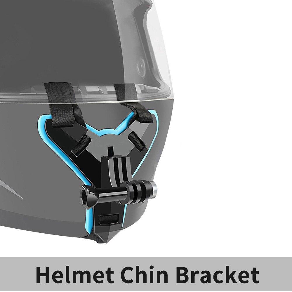 Motorcycle Helmet Front Chin Bracket Holder Tripod Mount for
