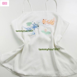 低價⚡️【XS-4XL】古風肚兜 抹胸背心 百搭民族漢服配飾襦裙中國風繡花刺繡吊帶內搭春夏秋女
