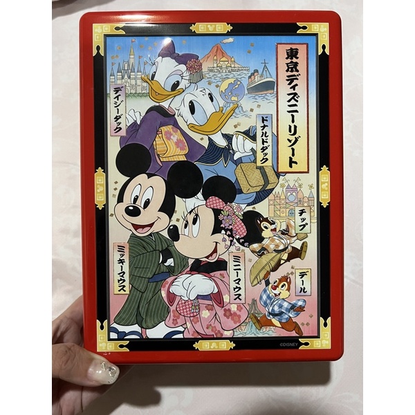 東京迪士尼2023過年限定仙貝鐵盒