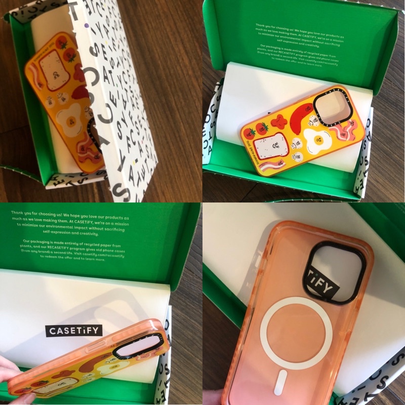 （現貨免運）Casetify Breakfast 特價 吐司培根蛋早餐 Tess Smith magsafe手機保護殼