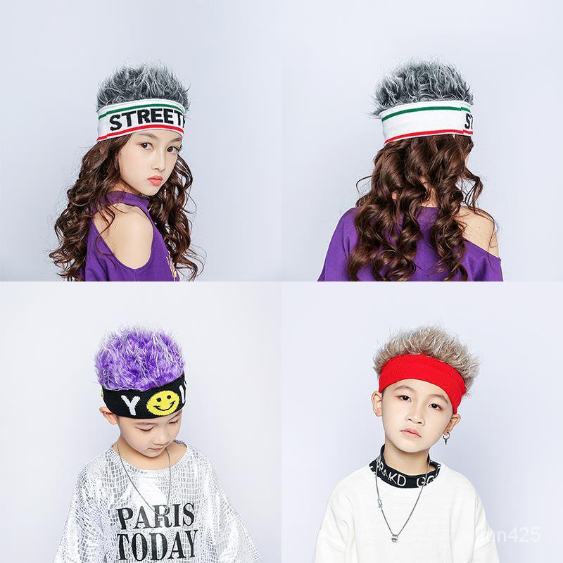 🔥全台灣最低價🔥兒童假髮帽頭飾公主造型女童潮一體時尚仿真男童短髮爆炸頭帽子冬