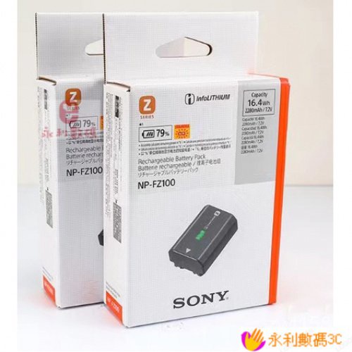 【精選優品】2023年 原廠索尼 NP-FZ100 電池 A7M3 A7RM3 A7R4 A7R3 A7C A9 BC-