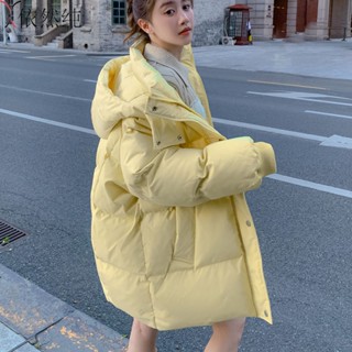 【Wik】冬天外套 羽絨外套 羽絨衣 羽絨服 棉服 棉襖 依然純冬季新款羽絨棉服女寬鬆加厚棉衣短款韓版麵包服外套