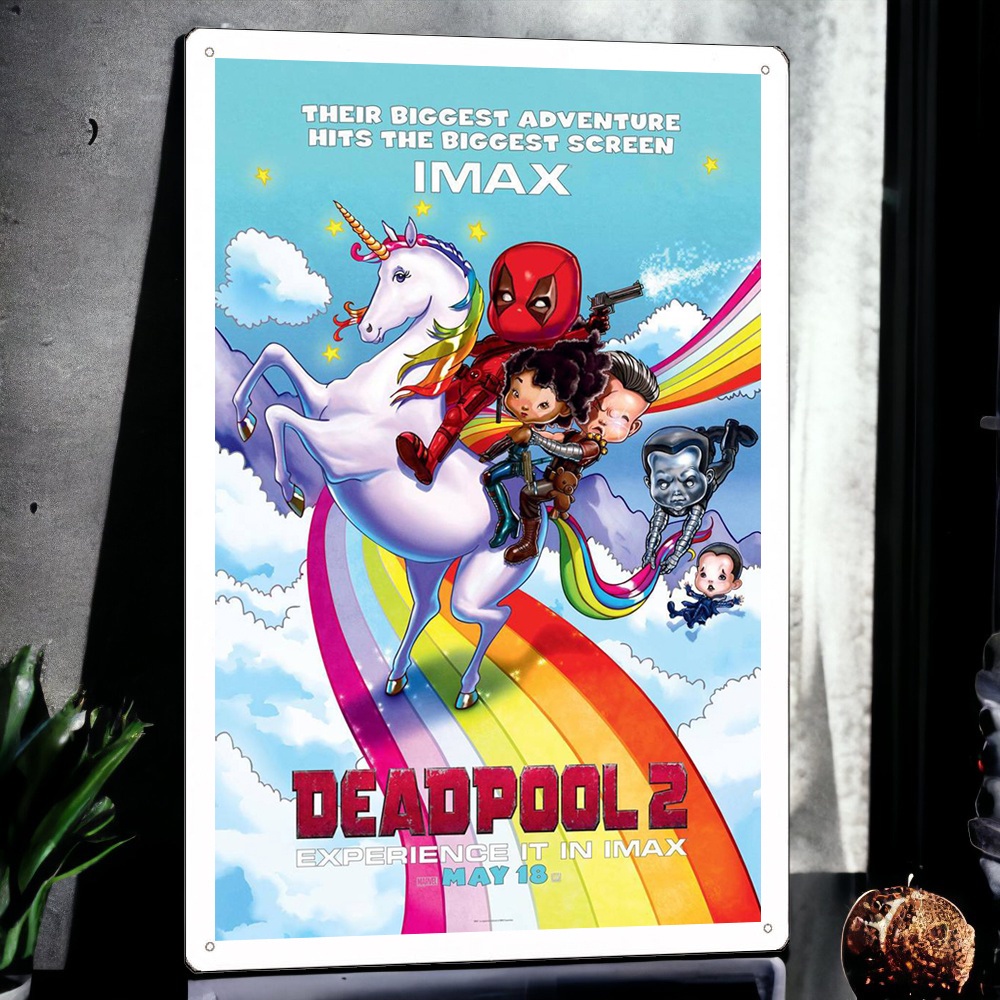 死侍2：從前有個死侍 電影海報鐵皮畫多款金屬掛畫 🇹🇼臺灣製造全現貨本島直出📦 Deadpool 2