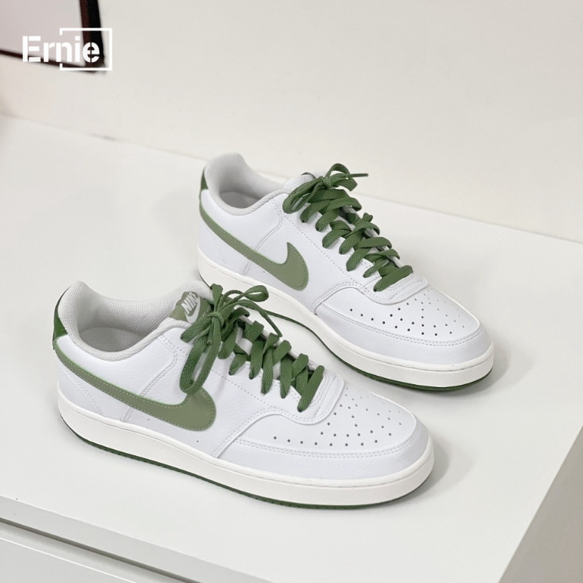 Nike Court Vision 1 白綠 抹茶綠 低筒 休閒鞋 男女同款 FJ5480-100