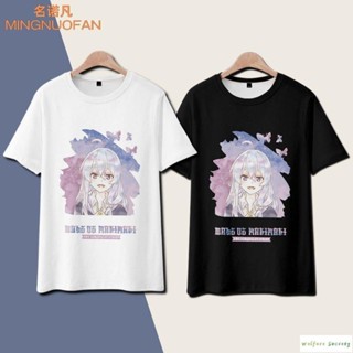 新款🔥魔女之旅伊蕾娜短袖T恤男女動漫衣服二次元日系cos上衣夏季百搭潮 大尺碼上衣t cos上衣t恤 短褲套裝