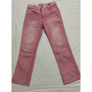 why and 1/2女童刷白伸縮牛仔褲