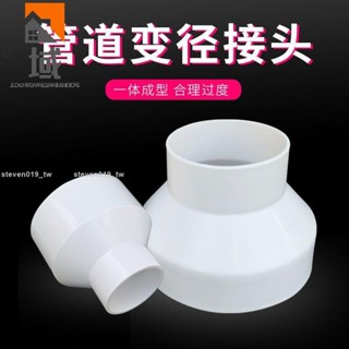 優惠排煙管變徑圈ABS塑膠新風管道變徑排風異徑大小頭PVC200管轉換接頭75100變150312