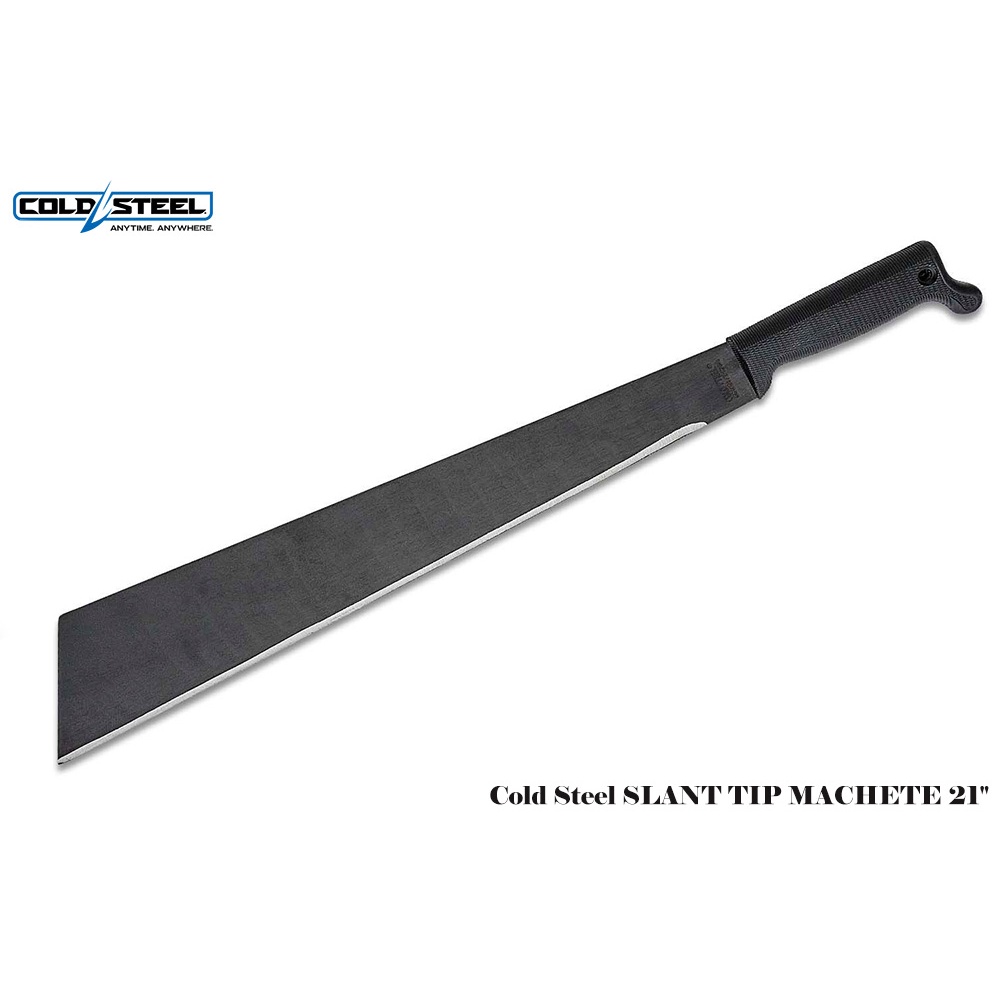 Cold Steel Slant Tip 斜尖頭方形 21〞砍劈開山刀 -1055碳鋼 登山叢林砍刀