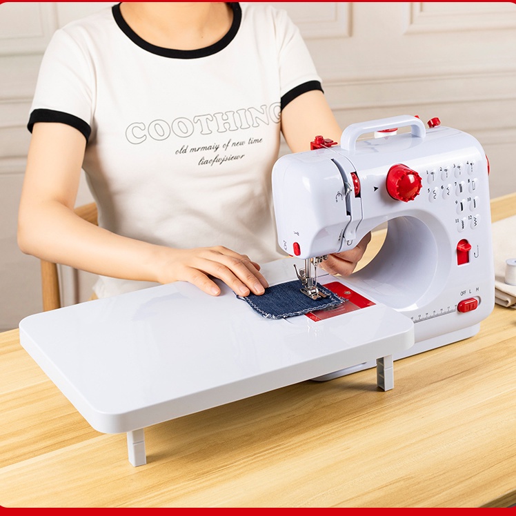 【保固免運】縫紉機傢用全自動小型自動迷你多功能縫紉機鎖邊喫厚自動裁縫機110v可用