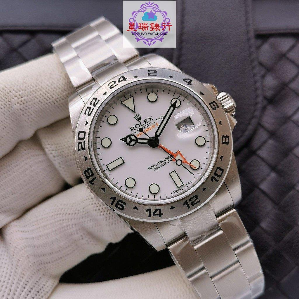 ROLEX 勞力士 探險家 216570 白盤 腕錶 白探二 男士手錶 白面 42mm 自動機械錶 商務手錶
