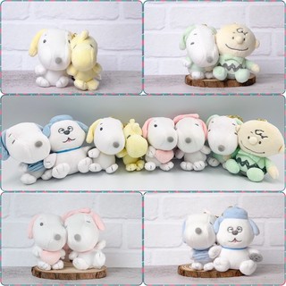 現貨 日本 史努比 Snoopy 貝兒 查理布朗 奧拉夫 糊塗塌客 磁石吊飾 絨毛吊飾 包包吊飾（兩隻一組）第一彈