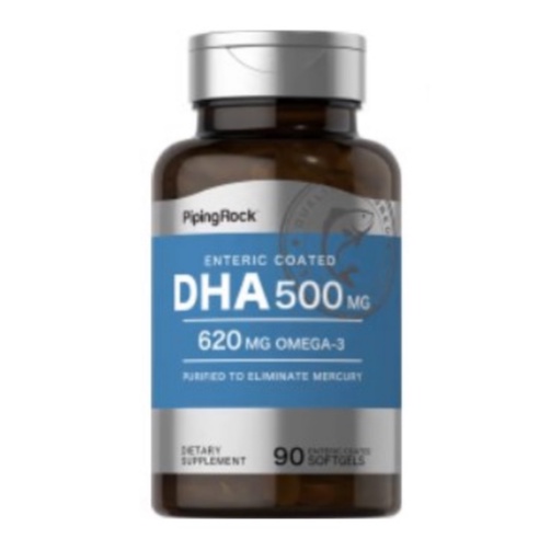 【Piping Rock】免運 DHA 天然魚油 omega-3 DHA/EPA DHA 500mg 90顆